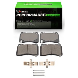 Dodge Viper Performance Sport Brake Pads - Front + Rear - R1 Concepts - R1 Performance Sport - `14-`17